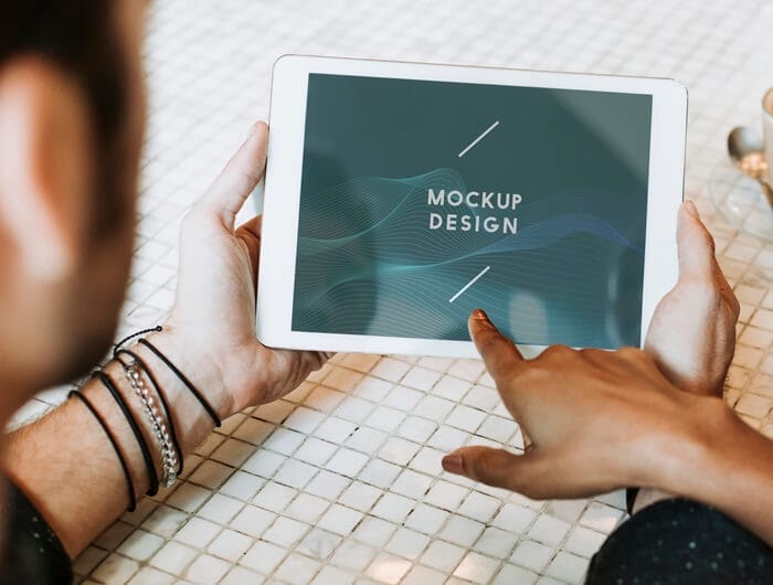 Les mockups tablette