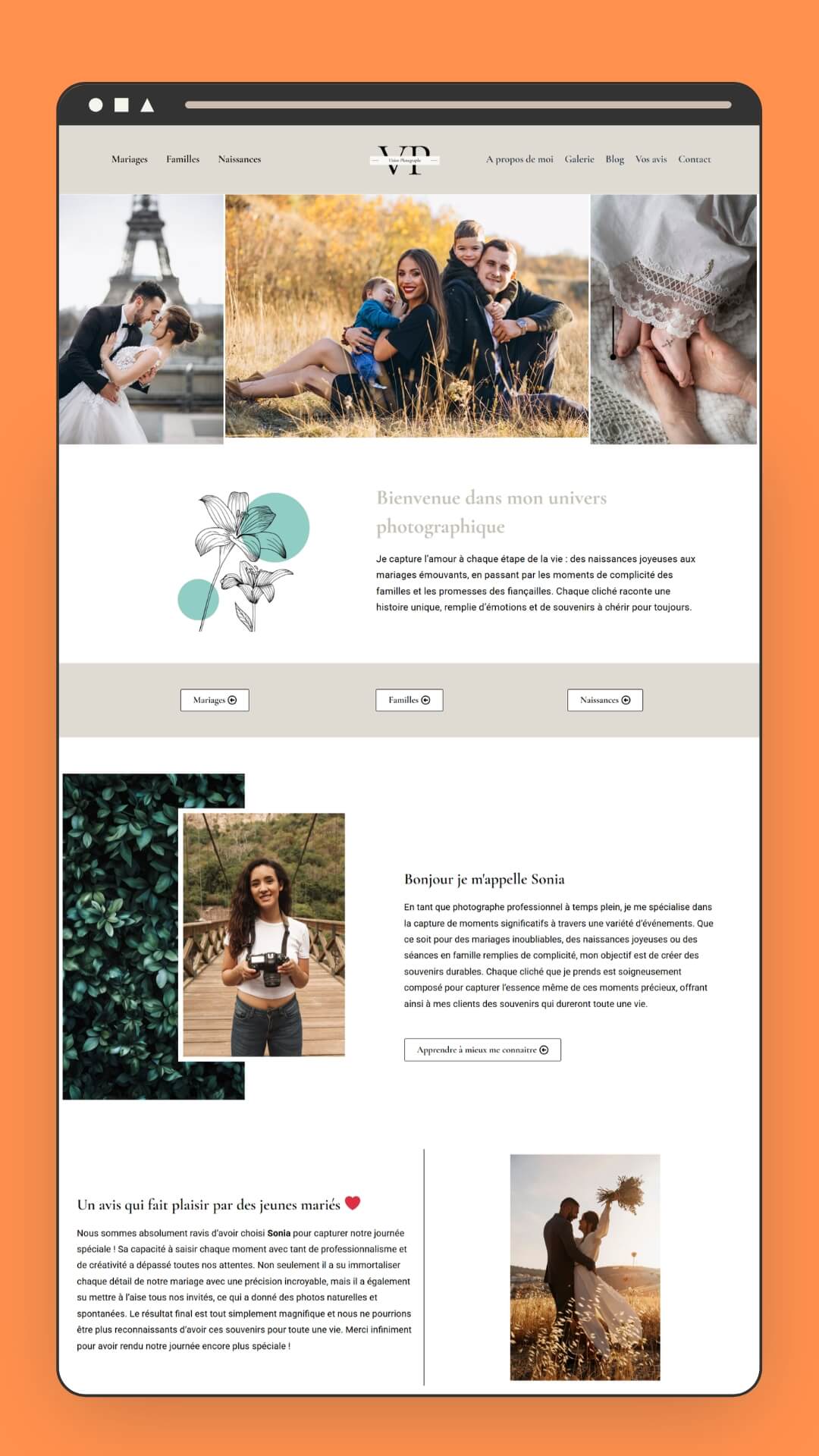 site internet pas cher template fait main-